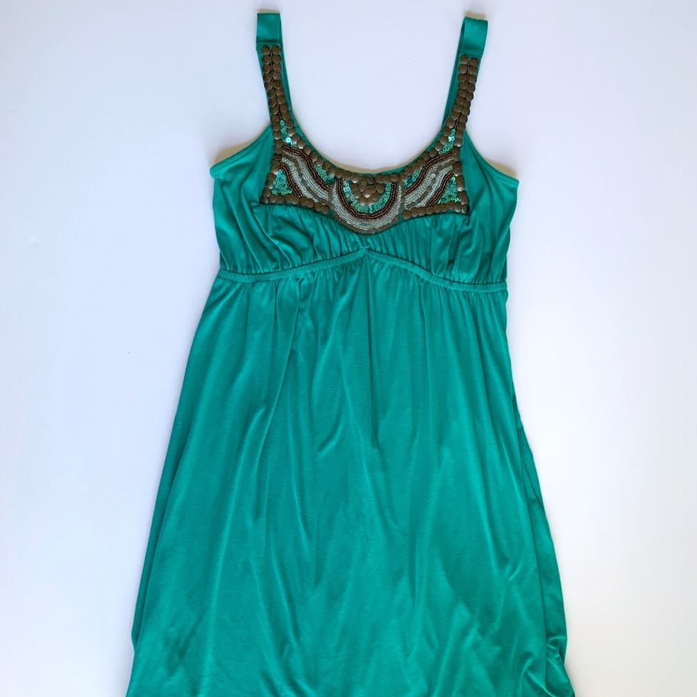 Women’s Turquoise Sequin Dress Size XL